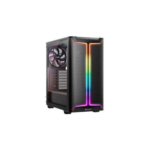 be quiet! Pure Base 501 DX Black Mid-Tower ATX Case | High Airflow | 3 Preinstalled Pure Wings 3 140mm PWM Fans | Optimized Air Pressure