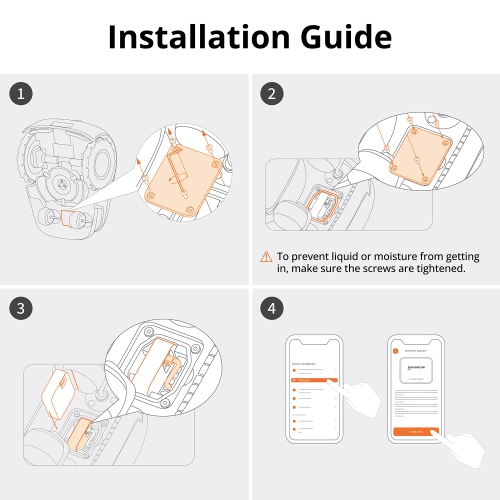Module Access+ 4G Navimow de Segway pour Navimow série I, i105N, i110N