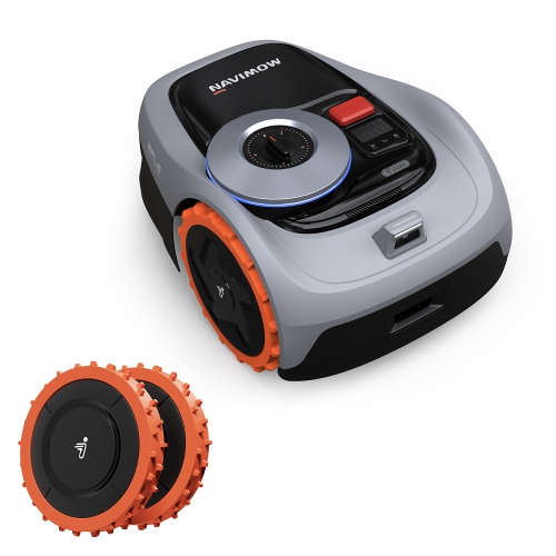 Segway Navimow Traction Wheels, Off Road Wheels, Cleated Wheels, Rough Terrain Kit, Robust Wheels for Muddy Terrain and Slopes for Navimow i Series,