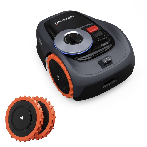 Segway Navimow Traction Wheels, Off Road Wheels, Cleated Wheels, Rough Terrain Kit, Robust Wheels for Muddy Terrain and Slopes for Navimow i Series,