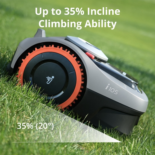 Segway Navimow Traction Wheels, Off Road Wheels, Cleated Wheels, Rough Terrain Kit, Robust Wheels for Muddy Terrain and Slopes for Navimow i Series,