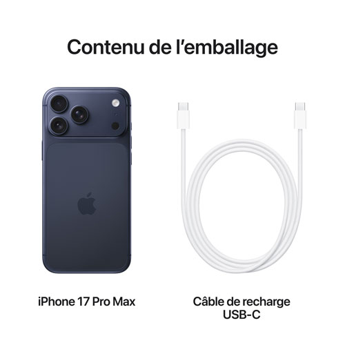 Apple iPhone 17 Pro Max 2TB - Deep Blue - Unlocked | Best Buy Canada