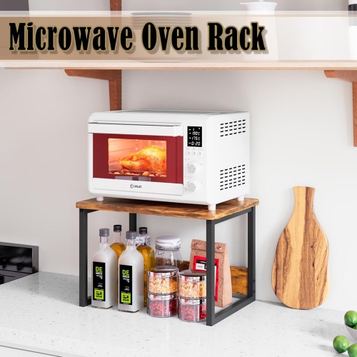 axGear Kitchen Countertop Organizer Cabinet Shelf Office Desktop Riser Printer Stand