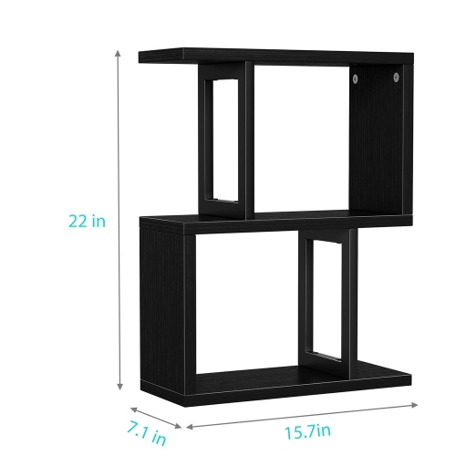 axGear Desktop Bookshelf Shelf Organizer Shelves Storage Bookcase Table Top