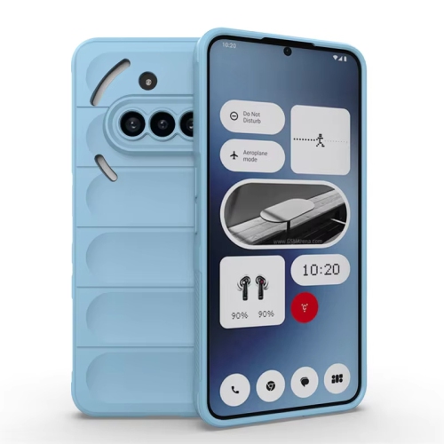 Étui en silicone souple Skin Feeling pour Nothing Phone 3a Couverture de protection - Bleu