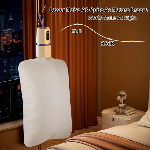 Souffleuse à air pliante Sèche-linge 8 engrenages à minuterie avec circulation de chauffage à 360° pour l'utilisation dans une résidence