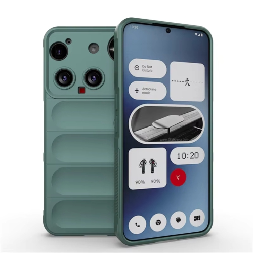 For Nothing Phone 3 Case Shockproof Rubber Silicone Protective Bumper For Nothing Phone 3 - Green