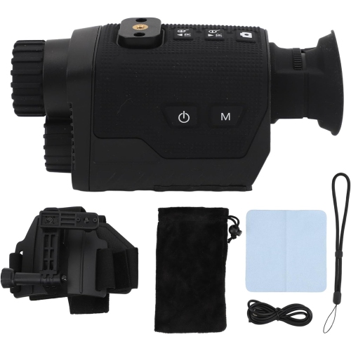 Night Vision Monocular, 4K 36MP Digital Infrared Handheld Outdoor Monocular, 7 Levels Adjustable Brightness