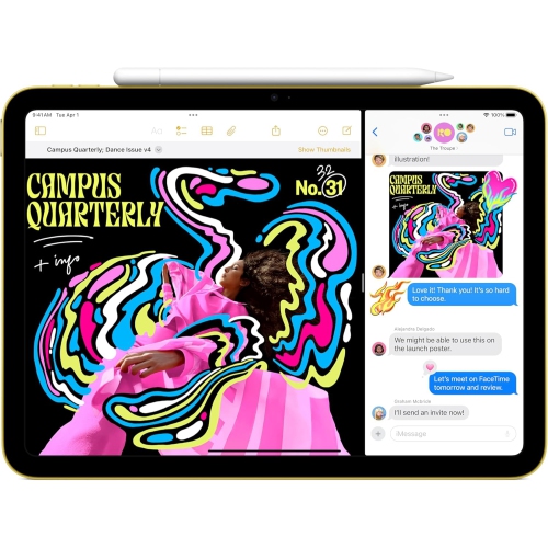 Open Box - Apple iPad A16 11" 128GB with Wi-Fi 6 - Blue