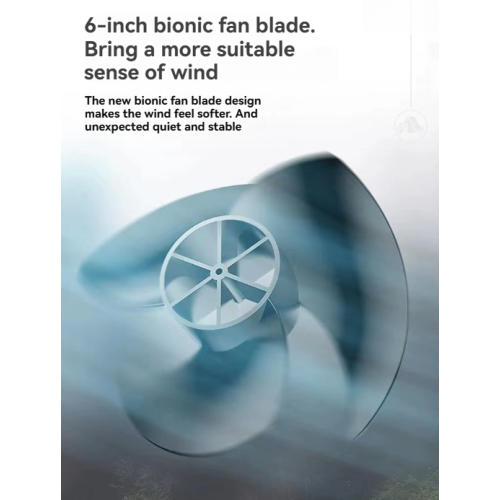 Ventilateur de table de camping extérieur – Ventilateur portatif rechargeable avec lampe LED, ventilateur oscillant silencieux, idéal pour le bureau,
