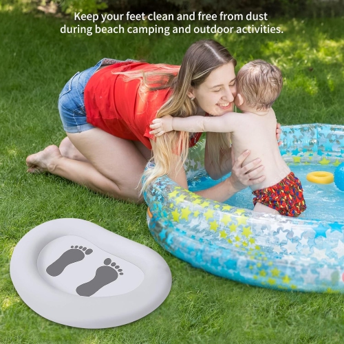 Inflatable Pool Foot Bath Basin,Foot Soaking Bath Basin Foot Bath for Pool Entry Ladder,Pool Foot Wash Basin for Above Ground Swimming Pool Hot Tub