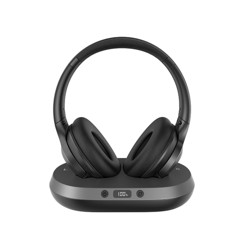 Wireless Headphones for TV, TV Headphones Wireless for Seniors with Charging Dock & Transmitter, Low Delay, Ideal Gift for Parents & Seniors