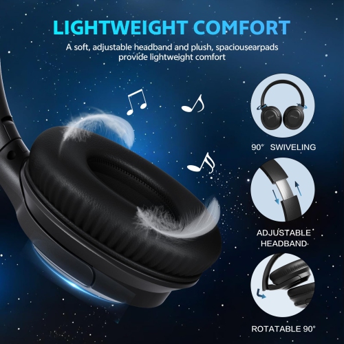 Wireless Headphones for TV, TV Headphones Wireless for Seniors with Charging Dock & Transmitter, Low Delay, Ideal Gift for Parents & Seniors