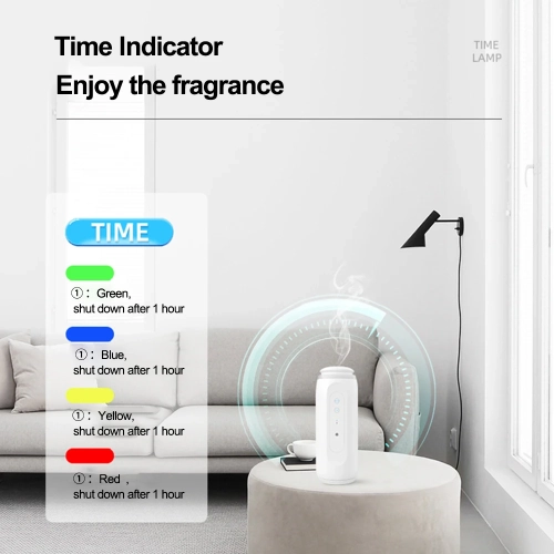 Diffuseur d'huile essentielle pour la maison et l'hôtel – Diffuseur de parfum Bluetooth pour la maison et le bureau, parfum de pièce (blanc)