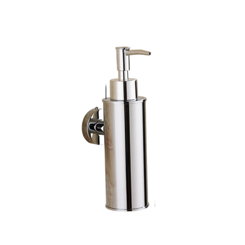 [Durable and rust-proof] 304 stainless steel push soap dispenser - wall-mounted shower gel/hand soap bottle, 100ml suitable for bathroom, kitchen