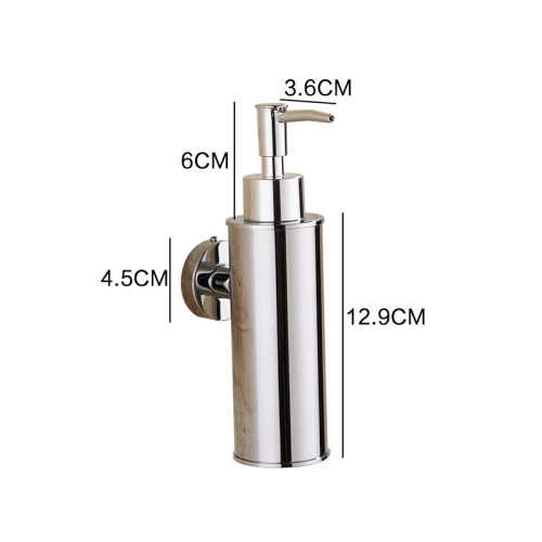 [Durable and rust-proof] 304 stainless steel push soap dispenser - wall-mounted shower gel/hand soap bottle, 100ml suitable for bathroom, kitchen