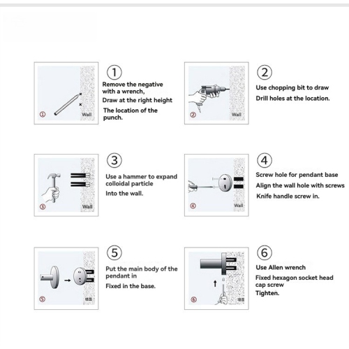 [Durable and rust-proof] 304 stainless steel push soap dispenser - wall-mounted shower gel/hand soap bottle, 100ml suitable for bathroom, kitchen