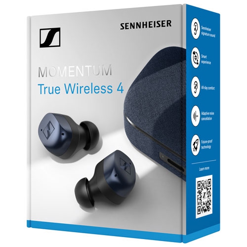 Open Box - Sennheiser Momentum 4 In-Ear Noise Cancelling Truly Wireless Headphones - Denim