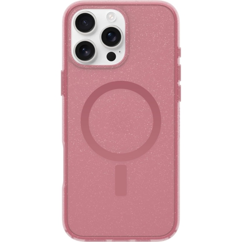 OtterBox Symmetry Clear Case for iPhone 16 Pro Max - Stylish Pink Hard Shell with MagSafe Compatibility