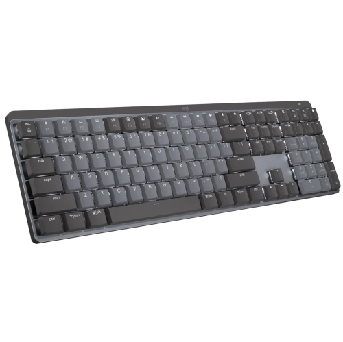Refurbished - Logitech MX Mechanical Wireless Illuminated Performance Keyboard, Linear Switches, Backlit Keys, USB-C, macOS, Windows, Linux, iOS,