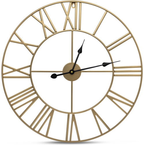 Sorbus Analog Wall Clock - 24 In. Roman Numeral Style