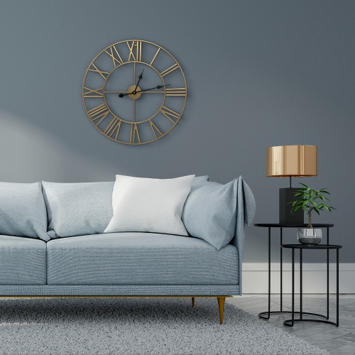 Sorbus Analog Wall Clock - 24 In. Roman Numeral Style