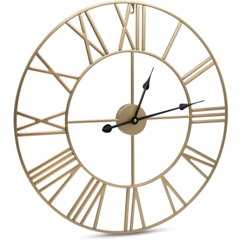 Sorbus Analog Wall Clock - 24 In. Roman Numeral Style