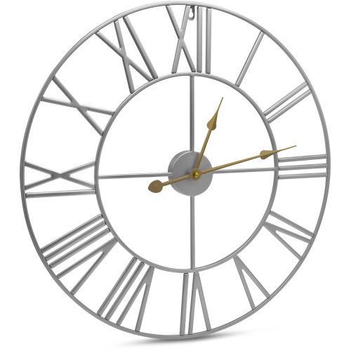 Sorbus Analog Wall Clock - 24 In. Roman Numeral Style