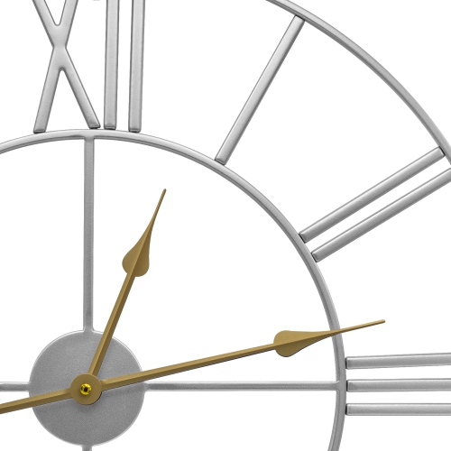 Sorbus Analog Wall Clock - 24 In. Roman Numeral Style