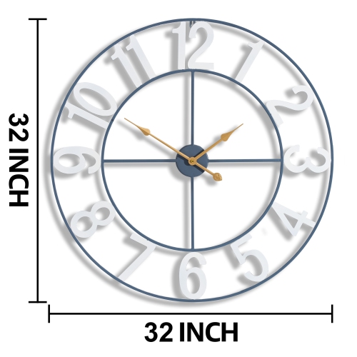 Sorbus Large Wall Clock for Living Room - 32 Inches