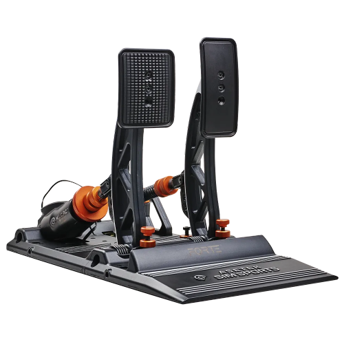 Pédales de course Forte Sim SimSports d'Asetek - Frein et accélérateur