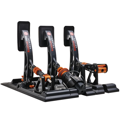 Pédales de course Forte Sim SimSports d'Asetek - Frein et accélérateur