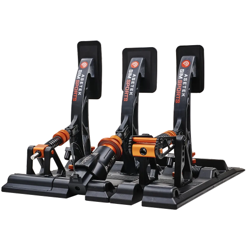 Pédales de course Forte Sim SimSports d'Asetek - Frein et accélérateur