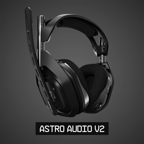 Remis à neuf - Casque d'écoute sans fil A50 d'ASTRO Gaming + station de base de 4e génération - Compatible avec PS5, PS4, PC, Mac - Noir/Argenté -