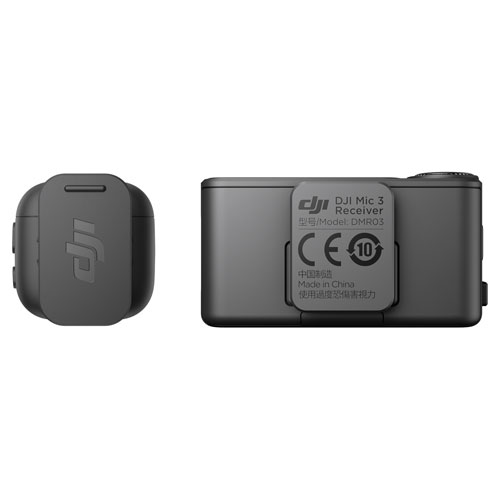 Microphone sans fil Mic 3 de DJI - Noir