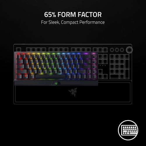Razer BlackWidow V3 Mini HyperSpeed 65% Wireless Mechanical Gaming Keyboard by RAZER - Refurbished condition - Image 2