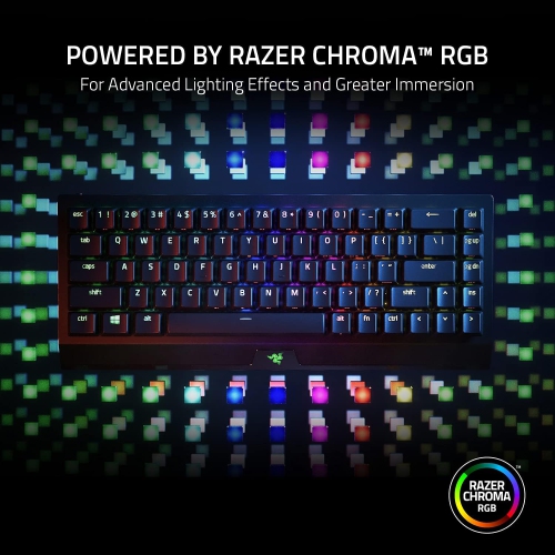 Razer BlackWidow V3 Mini HyperSpeed 65% Wireless Mechanical Gaming Keyboard by RAZER - Refurbished condition - Image 4