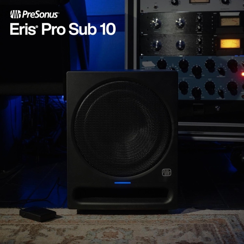 Haut-parleur d'extrêmes graves actif orienté vers l'avant de studio de 10 po ERIS-PRO-SUB10 de Presonus