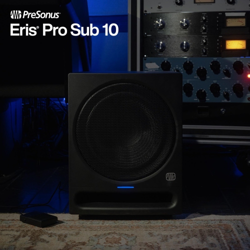 Haut-parleur d'extrêmes graves actif orienté vers l'avant de studio de 10 po ERIS-PRO-SUB10 de Presonus
