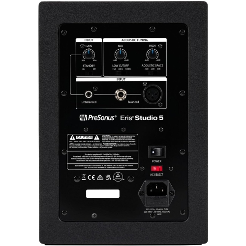 PreSonus ERIS-STUDIO5 Eris Studio 5 Compact 5" 80W Studio Monitor with EBM Waveguide