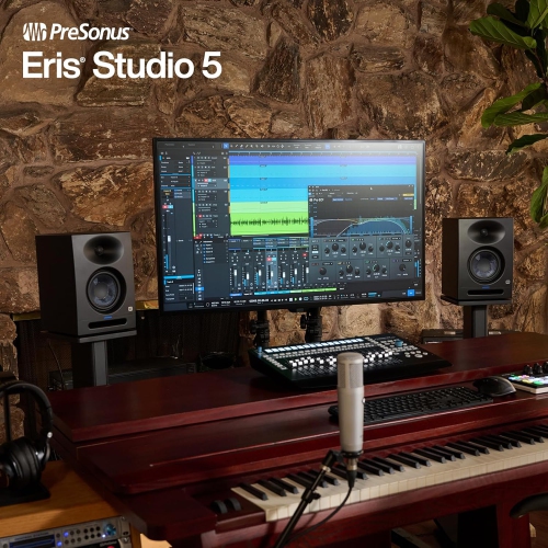 PreSonus ERIS-STUDIO5 Eris Studio 5 Compact 5" 80W Studio Monitor with EBM Waveguide