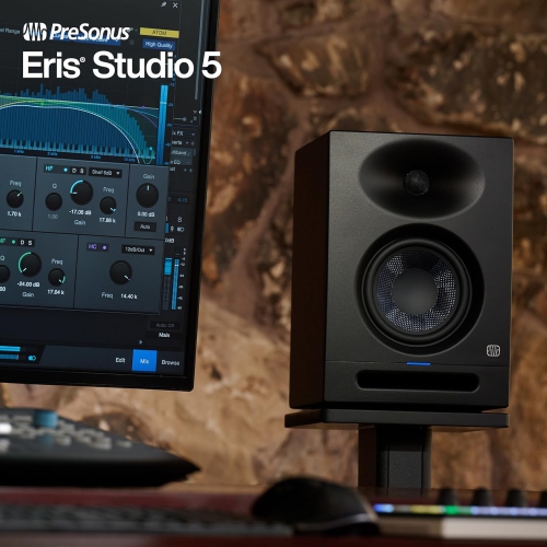 PreSonus ERIS-STUDIO5 Eris Studio 5 Compact 5" 80W Studio Monitor with EBM Waveguide
