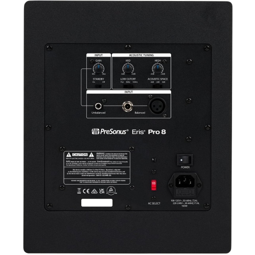 Moniteur de studio coaxial actif à 2 voies de 8 po ERIS-PRO8 de Presonus