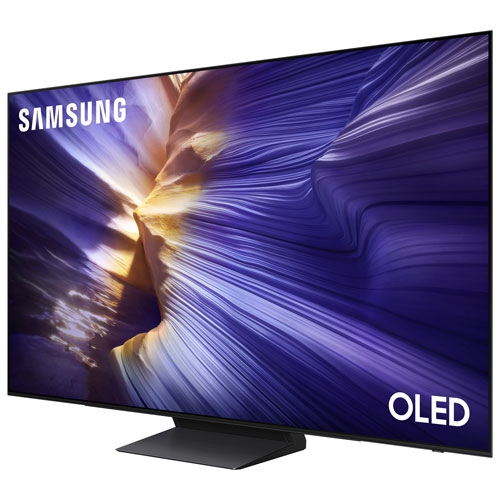 Samsung 77" 4K UHD HDR OLED 144Hz Tizen Smart TV (QN77S90FAFXZC) (SHIPPING IN BC LOWER MAINLAND ONLY) by SAMSUNG - Open Box condition - Image 3