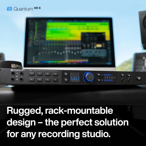 Interface audio USB-C 26 x 30 QUANTUM-HD8 de Presonus 32 bits/192 kHz