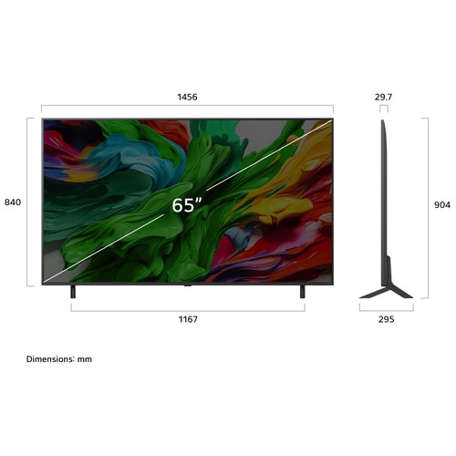 LG 65" QNED85 4K UHD HDR10 Pro QNED Mini-LED 120Hz webOS Smart TV (65QNED85AUA) by LG - Open Box condition - Image 2