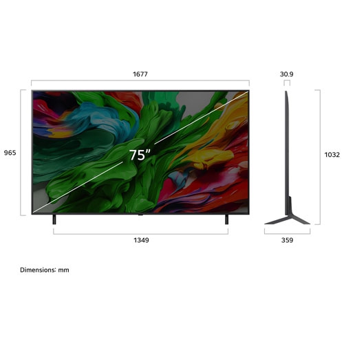 LG 75" QNED85 4K UHD HDR10 Pro QNED Mini-LED 120Hz webOS Smart TV (75QNED85AUA) (SHIPPING IN LOWER BC MAINLAND ONLY) by LG - Open Box condition - Image 2