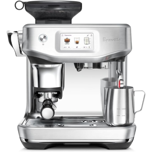Boîte ouverte – Machine à espresso Barista Touch Impress de Breville avec moussoir à lait et moulin à café - Acier inoxydable
