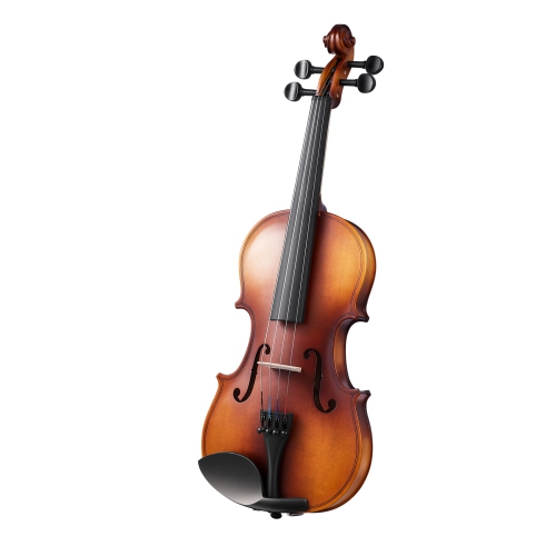 VEVOR 4/4 Full Size Violin for Adults, Violin Fiddle Set for Beginners with Hard Case, Rosin, Bow, Shoulder Rest, Bridge, Tuner and Extra Strings,