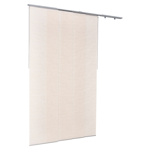 VEVOR 45.8 in to 86 in W Panel Track Blinds, Trimmable Panel Curtains Up to 96 in H, Adjustable Vertical Panel Blinds for Sliding Doors, Patio Doors,